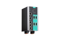 Moxa NPort S9450I-HV-T 4-port rugged device server with managed Ethernet switch