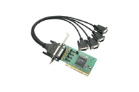 Moxa POS-104UL-DB9M 4-port RS-232 Universal PCI boards with power over serial