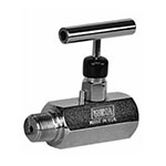 Wika 4339747 Block and Bleed Needle Valve Model 910.11.200 10000 PSI 1/4 NPTM X 1/4 NPTF T Handle Stainless Steel