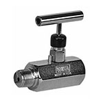 Wika 4339755 Block and Bleed Needle Valve Model 910.11.200 10000 PSI 1/2 NPTM X 1/2 NPTF T Handle Stainless Steel