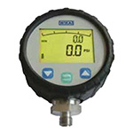 Wika 50365789 Digital Pressure Gauge With Protective Rubber Boot Model DG-10-E 1/4 NPT Male Stainless Steel