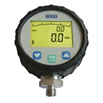 Wika 50365878 Digital Pressure Gauge With Protective Rubber Boot Model DG-10-E 1/4 NPT Male Stainless Steel