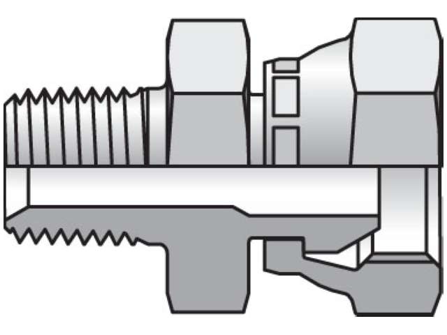 0107-6-8-SS Pipe Swivel Straight 0107