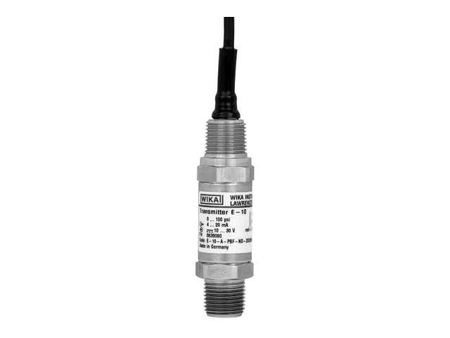 4217172 Wika 4217172 Pressure Transmitter With Explosion-proof Enclosure Model E-10 4-20MA 2-wire 1/4 NPT Male X 1/2 NPT Male With 6 FT Cable Stainless Steel