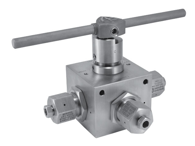 4B6S10P4 Autoclave Engineers 4-Way Crossover Ball Valve - 4B6