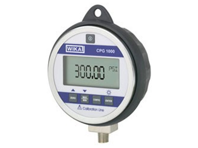 50578014 Wika 50578014 Digital Pressure Test Gauge Model CPG 1000 4 Inch Dial 1000 PSI 1/4 NPT Lower Mount Stainless Steel Case