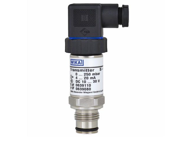 Wika 8345726 Flush Diaphragm Pressure Transmitter Model S-11 4-20MA 2-wire G1B Flush X DIN Stainless Steel