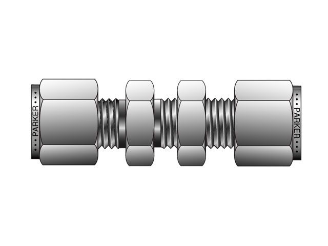 4BC4-B A-LOK Inch Tube Bulkhead Union - BC