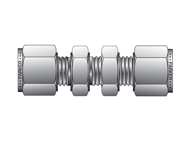 BCM12-316 A-LOK Metric Tube Bulkhead Union - BCM