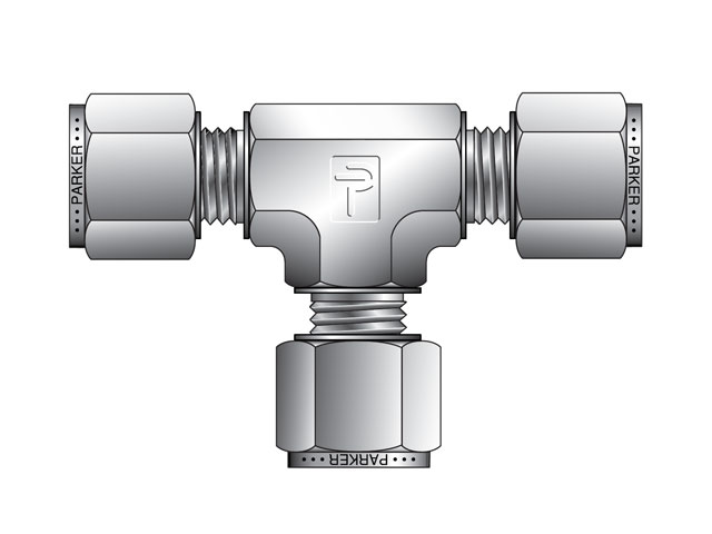 ETM10-316 A-LOK Metric Tube Union Tee - ETM