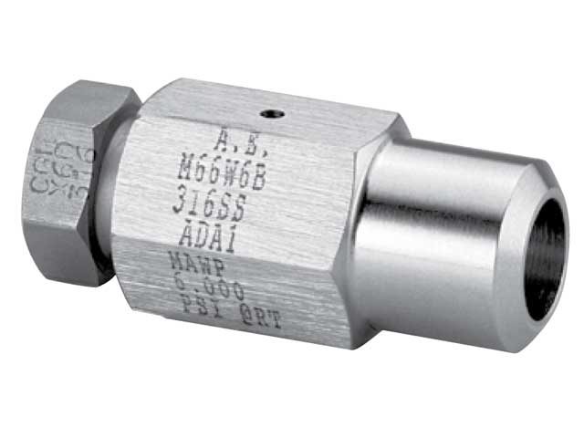 M89W6B-XS Autoclave Engineers Female / Male Butt-Weld Adapter - Butt-Weld to Medium Pressure