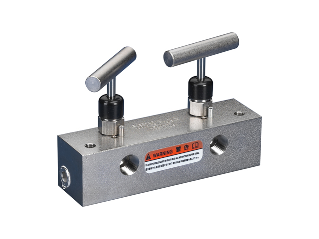 AM-41 Enerpac AM-41 Premounted Split Flow Manifold 4 Port 3/8 NPTF Steel