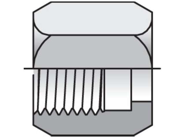 6 BTX-SS Triple-Lok 37° Nut, Sleeve, Locknut BTX