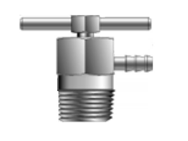 6M-BV8-S-BVT Bleed Valve - Barbed Vent Tube - BV