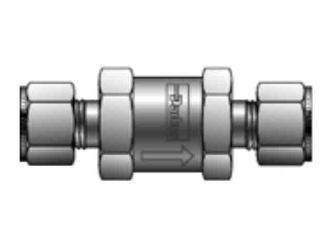 8F-C8L-75-BN-SS Check Valve - Inline - C