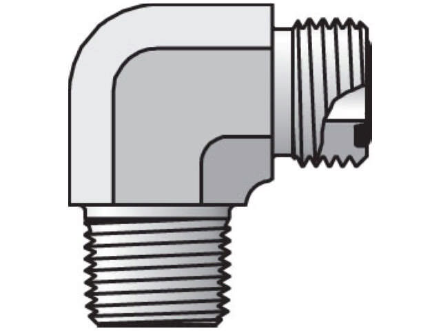 12 CLO-SS Seal-Lok ORFS 90° Elbow CLO