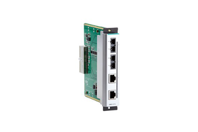 Moxa CM-600-2SSC/2TX 4-port Fast Ethernet interface modules for the EDS-600 Series