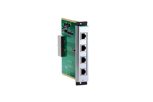 Moxa CM-600-4TX 4-port Fast Ethernet interface modules for the EDS-600 Series