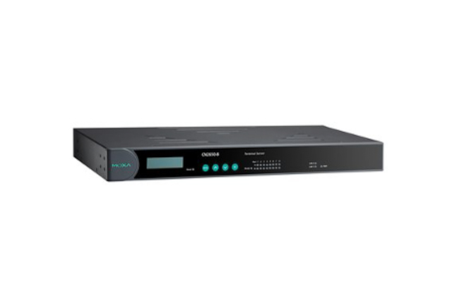 CN2650-8 Moxa CN2650-8 8 and 16-port RS-232/422/485 terminal servers with dual-LAN redundancy