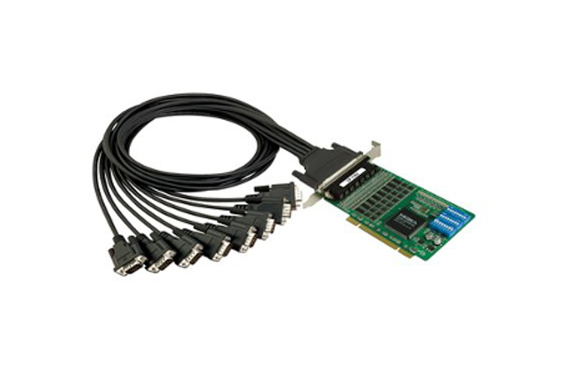 CP-118U Moxa CP-118U 8-port RS-232/422/485 Universal PCI serial boards