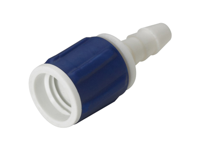 CPC Colder Products GM630M2 Screw-type Monitor Fitting 5/16 UNF Rotating Internal Thread X 3/16 HB White Nylon