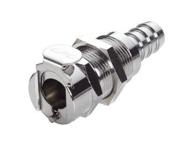 LC16006 LC16006 CPC Colder Products LC16006 3/8 Hose Barb Non-Valved Panel Mount Coupling Body