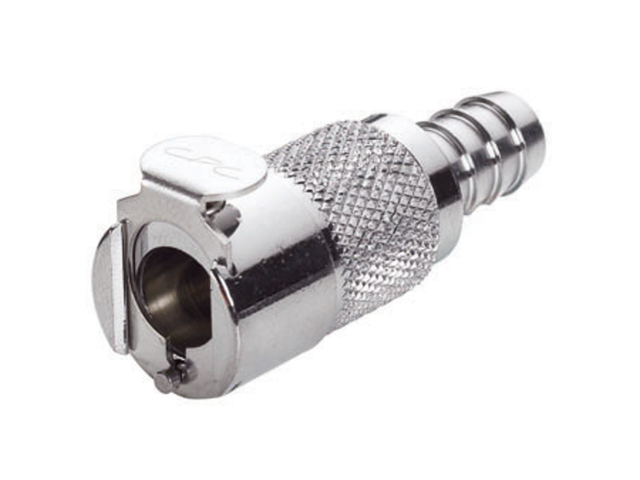 76400 CPC Colder Products 76400 LC17006 NSF 3/8 Hose Barb Non-Valved In-Line Coupling Body