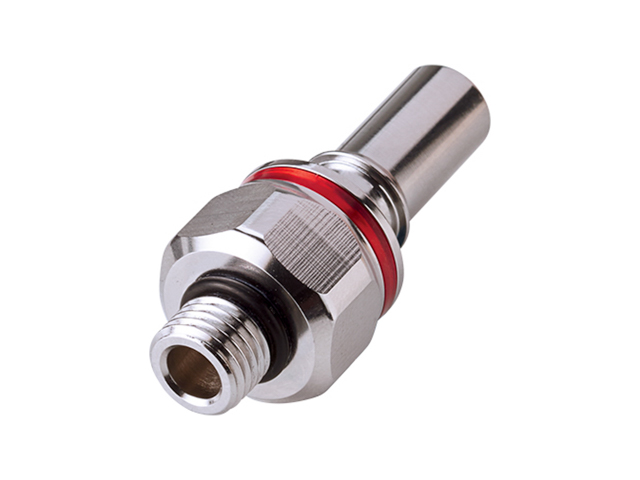 LQ4D46004RED CPC Colder Products LQ4D46004RED 1/4 SAE Valved Liquid Cooling Coupling Insert Warm Red