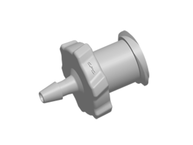 LF21 CPC Colder Products LF21 Luer Fitting Female Luer X 1/16 HB Natural Polypropylene