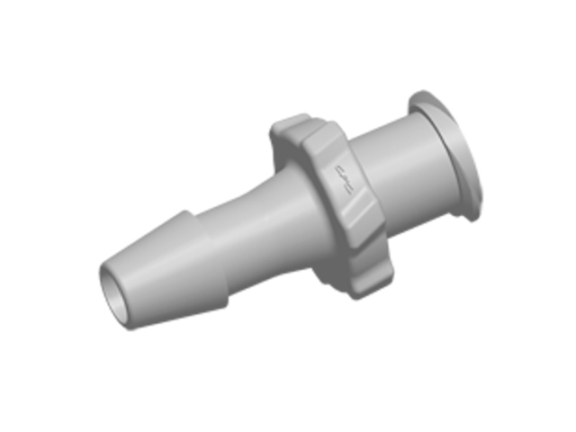 LF51 CPC Colder Products LF51 Luer Fitting Female Luer X 5/32 HB Natural Polypropylene