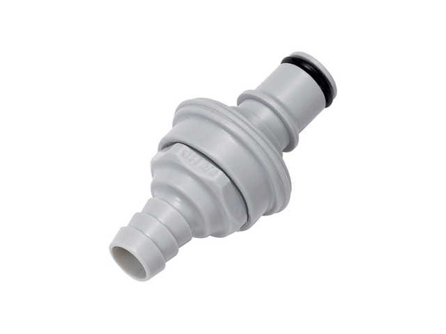 INS4DT2200200 CPC Colder Products INS4DT2200200 1/8 Hose Barb Valved In-Line IdentiQuik Coupling Insert With RFID