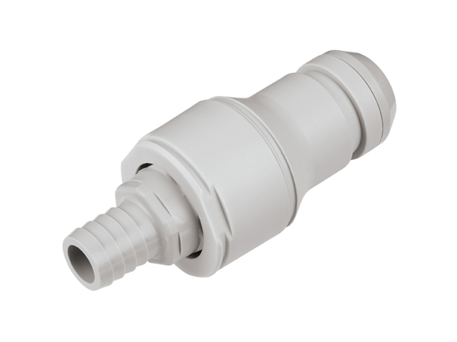 NSHD22010 CPC Colder Products NSHD22010 5/8 Hose Barb Valved In-Line Coupling Insert