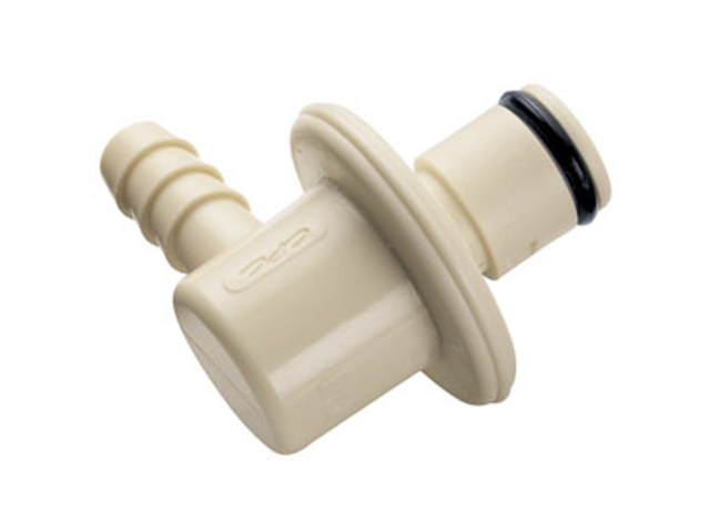 CPC Colder Products IPLCT2300400 1/4 Hose Barb Non-Valved Elbow IdentiQuik Coupling Insert With RFID