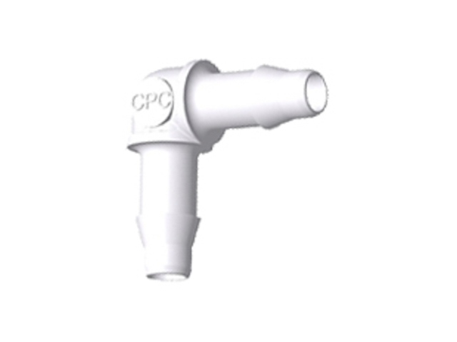 CPC Colder Products AHE370 Elbow A-Barb Fitting 3/32 HB X 3/32 HB PVDF