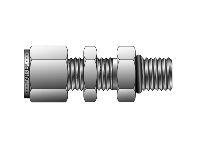 CPI Inch Tube Bulkhead to SAE Conversion Adapter - AH2BZ