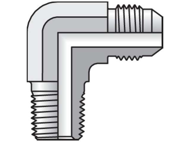 6-12 CTX-SS Triple-Lok 37° 90° Elbow CTX