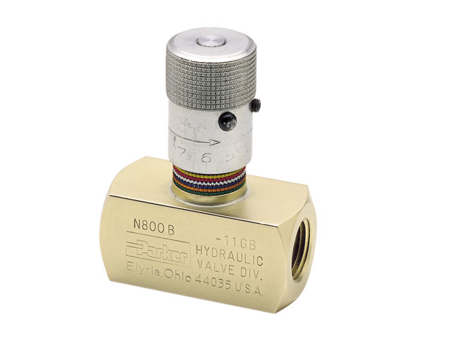 N400B4T-V Colorflow Needle Valve - NPT