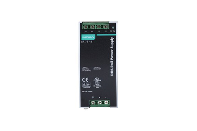 DR-75-48 Moxa DR-75-48 24/48 VDC power supply for DIN-rail mounted products