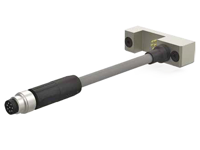 TC1-E01T-C01 Destaco Robohand TC1-E01T-C01 8-Pin M8 Plug Connector Electrical Pass-thru for Tool Plate