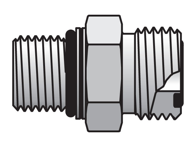 6M14F87OMLOS V0894 Seal-Lok ORFS Straight F87OMLO