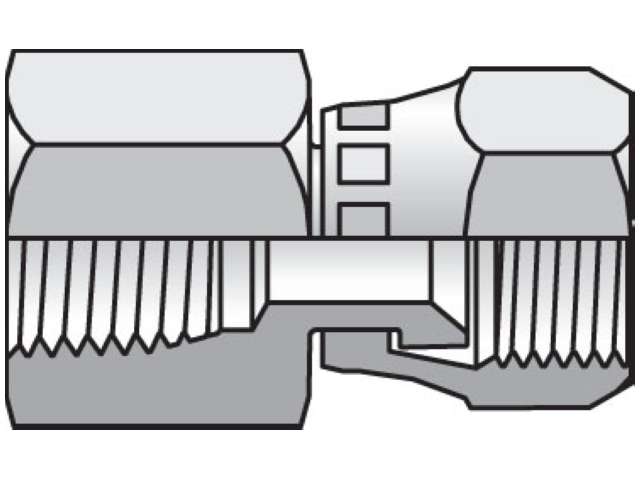 4 G6X-SS Triple-Lok 37° Straight Swivel G6X