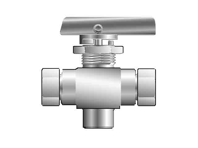 4A-HB4XK-SSP-C3 Ball Valve - Three-way - HB