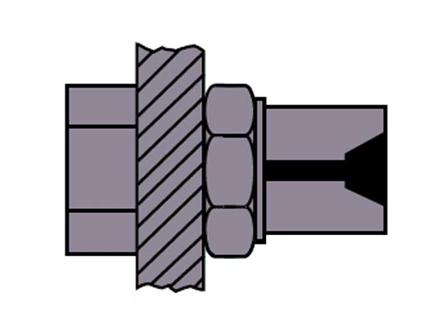 Autoclave Engineers Low Pressure Pipe Bulkhead Coupling