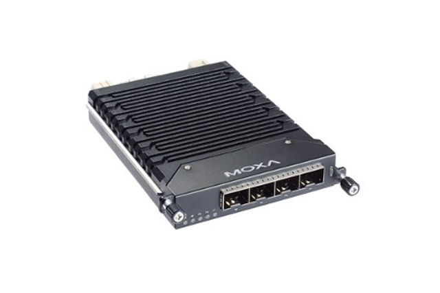 LM-7000H-4GSFP Moxa LM-7000H-4GSFP Ethernet module and PoE+ module for PT-G7728/G7828 series switches