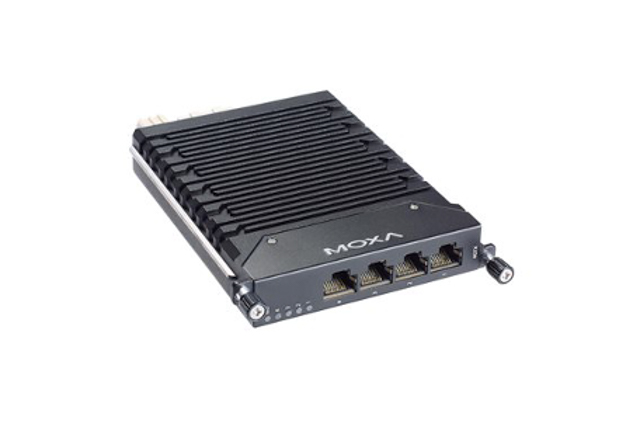 LM-7000H-4GTX Moxa LM-7000H-4GTX Ethernet module and PoE+ module for PT-G7728/G7828 series switches