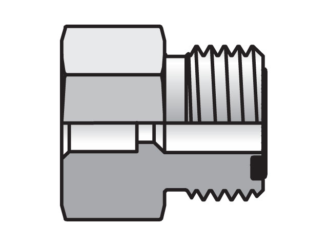 16 LOHB3-S Seal-Lok ORFS Straight LOHB3