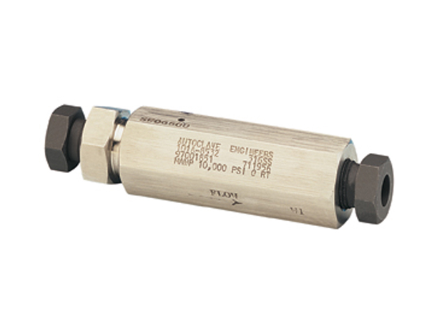 Autoclave Engineers Low Pressure O-Ring Check Valve