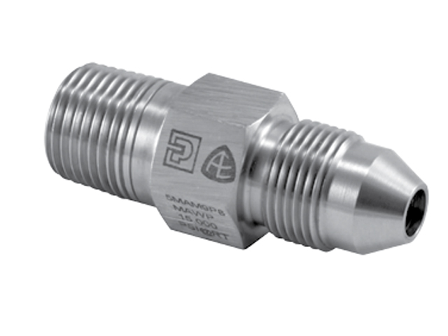 Autoclave Engineers Male / Male Adapter - Medium Pressure to National Pipe Thread (NPT)