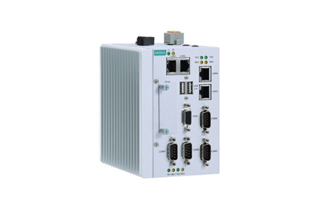 MC-1122-E4-T Moxa MC-1122-E4-T Quad-core fanless DIN-rail automation computer