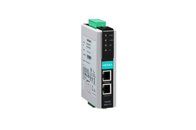 MGate MB3170 Moxa MGate MB3170 1 and 2-port advanced serial-to-Ethernet Modbus gateways